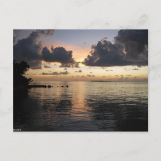 Cartão Postal Bay Sunset