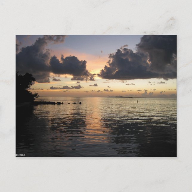 Cartão Postal Bay Sunset (Frente)
