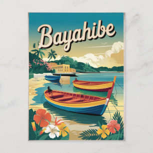 Cartão Postal Bayahibe Dominicana Vintage
