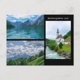 Cartão Postal Bayern Berchtesgadener Land - Colagem
