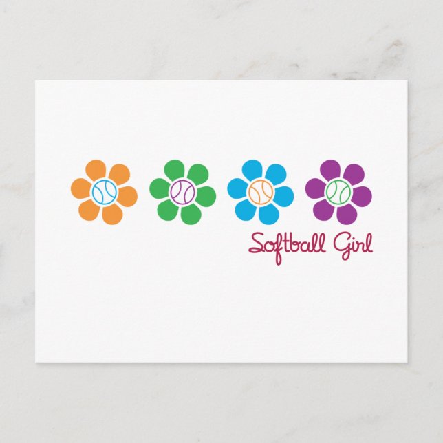Cartão Postal Bayflower Softball (Frente)
