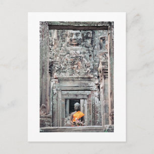 Cartão Postal Bayon Temple, Angkor Thom, Camboja