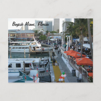 Cartão Postal Bayside Miami, Flórida