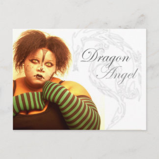 Cartão Postal BBW Dragon Angel