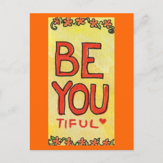 Cartão Postal Be YOU tiful (Frente)