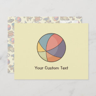 Cartão Postal Beach Ball