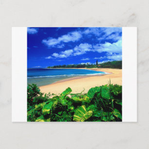Cartão Postal Beach Haena Kauai Hawaii