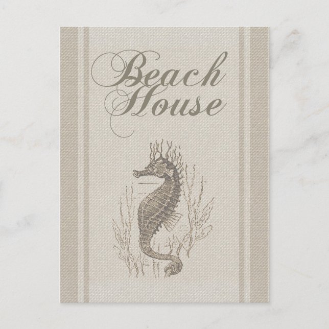 Cartão Postal Beach House Seacavalo Seashore (Frente)