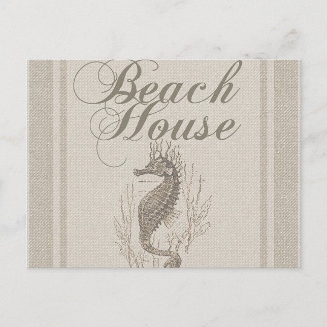Cartão Postal Beach House Seacavalo Seashore (Frente)