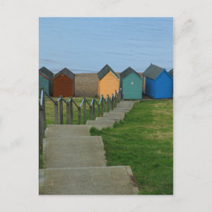 Cartão Postal Beach Huts