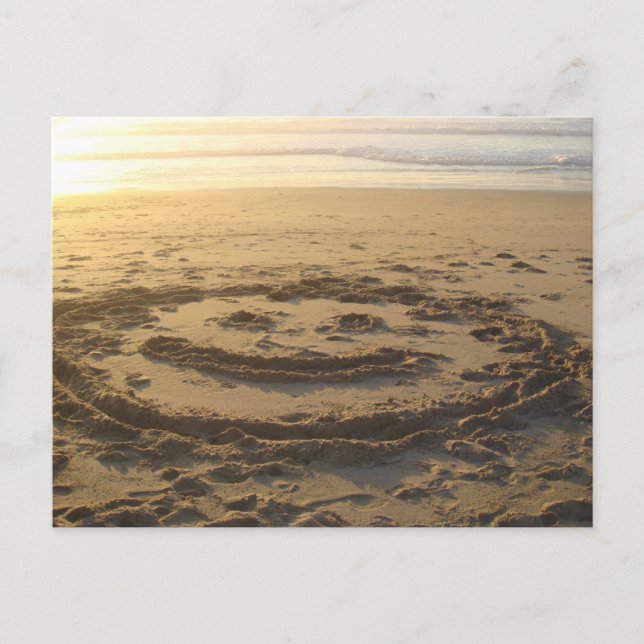 Cartão Postal Beach Smile Sunset (Frente)