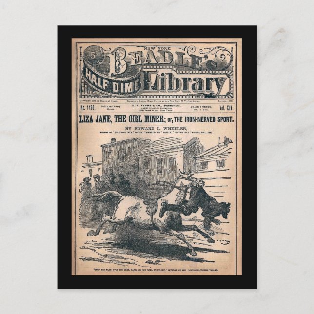 Cartão Postal Beadles Half Dime Library No. 1120 1901 (Frente)