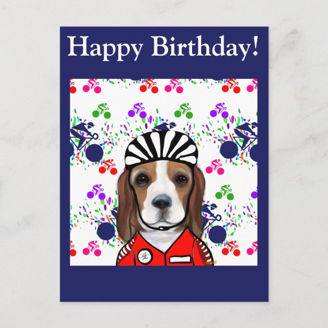 Cartão Postal Beagle (Frente)