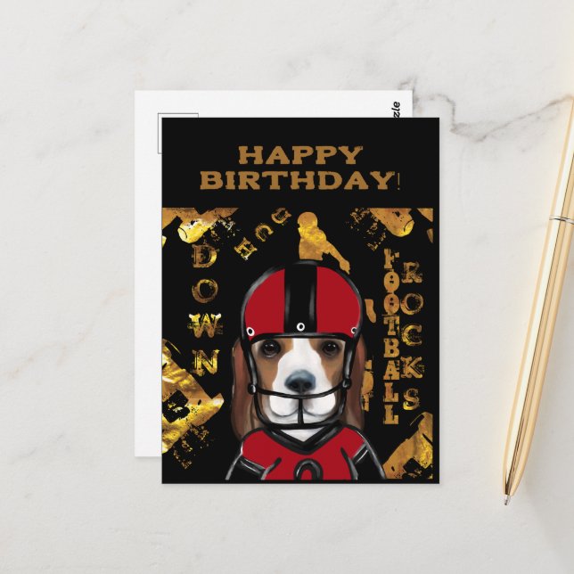 Cartão Postal Beagle (Frente/Verso In Situ)