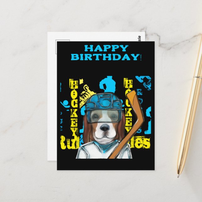 Cartão Postal Beagle (Frente/Verso In Situ)