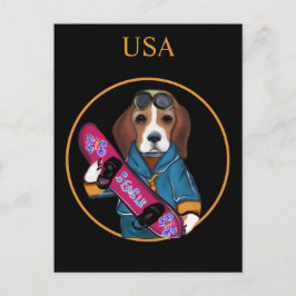 CARTÃO POSTAL  BEAGLE