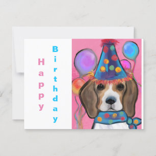 CARTÃO POSTAL BEAGLE