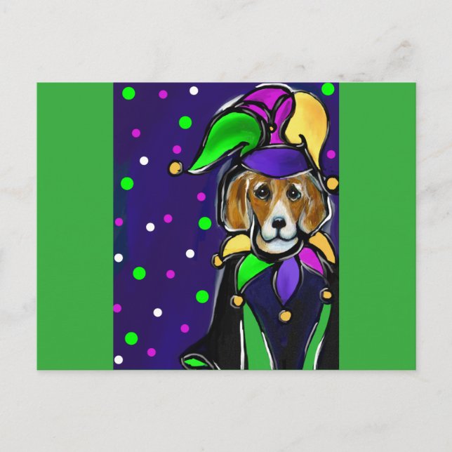 CARTÃO POSTAL BEAGLE (Frente)