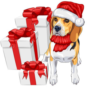 Cartão Postal Beagle Cute