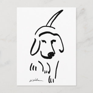 Cartão Postal Beagle determinado