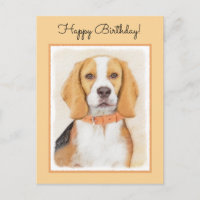 Beagle Hound Dog Painting Original Animal Art