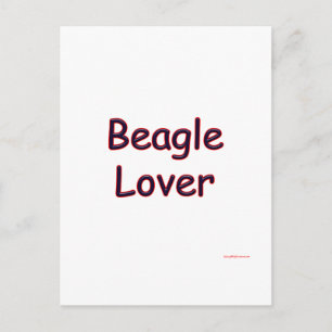 Cartão Postal Beagle Lover