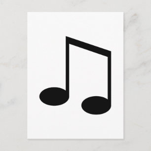 Cartão Postal Beamed 8th Note