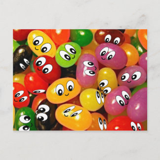 Cartão Postal Bean Gelly Cute