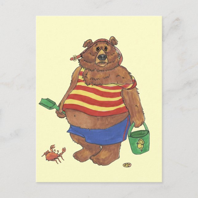 Cartão Postal Bear Beach (Frente)