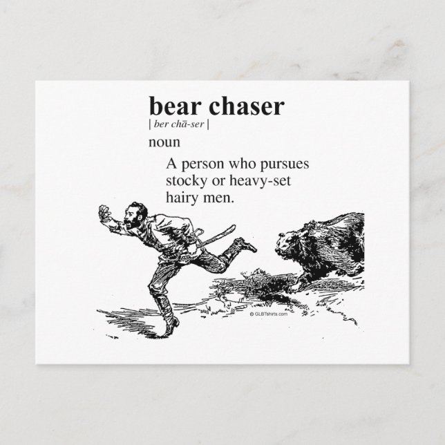 CARTÃO POSTAL BEAR CHASER (Frente)