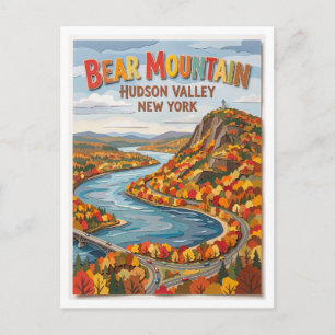 Cartão Postal Bear Mountain Highland Falls Nova York