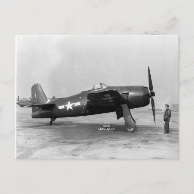 Cartão Postal Bearcat de F8F (Frente)