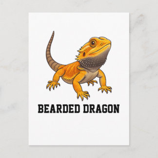 Cartão Postal Bearded Dragon Customizable Personalizable 