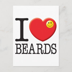 Cartão Postal Beards Love