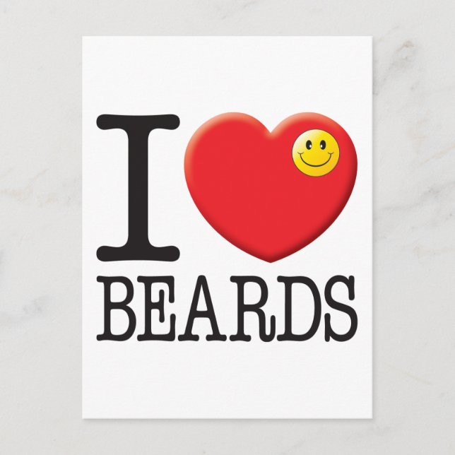 Cartão Postal Beards Love (Frente)