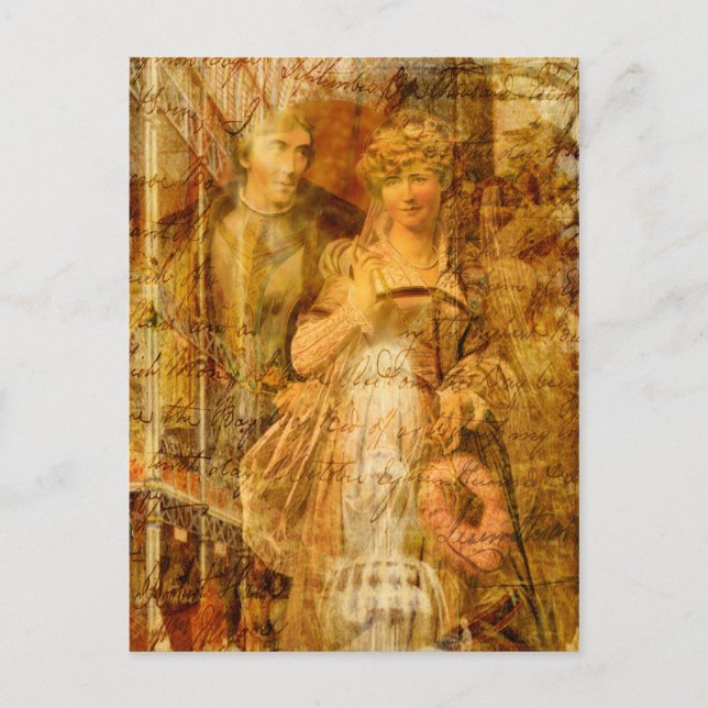 Cartão Postal Beatrice e Benedick (Frente)