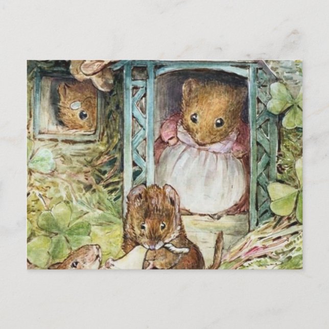 Cartão Postal Beatrix Potter Ginger E Picles (Frente)