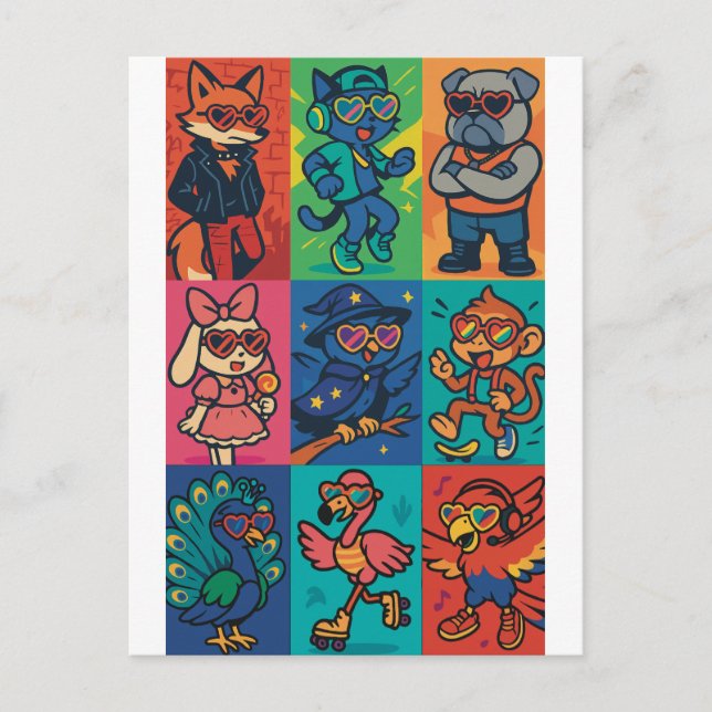 Cartão Postal Beats e Beast (Frente)