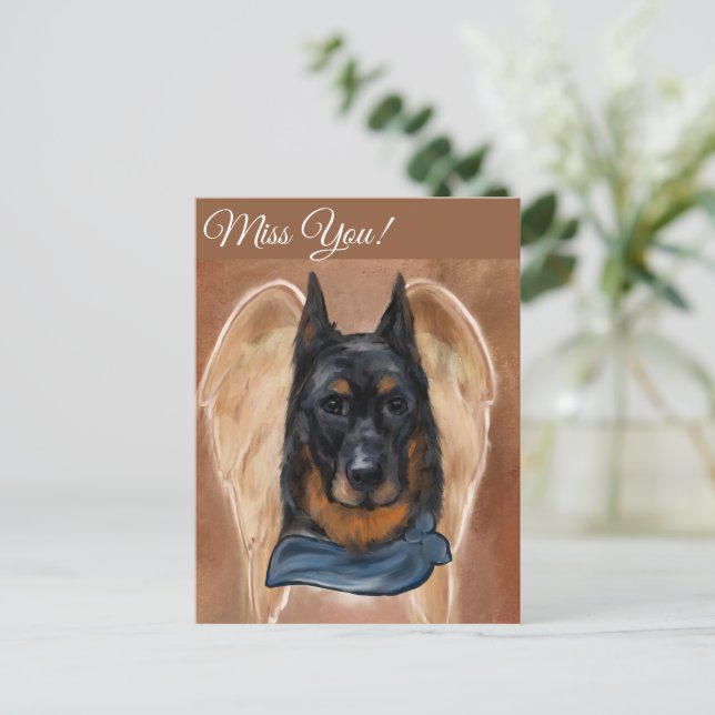 Cartão Postal Beauceron                       (Em pé/Frente)