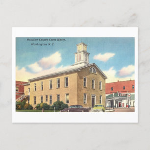 Cartão Postal Beaufort County Court House, Washington