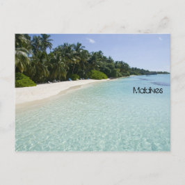 Cartão Postal Beautiful beach in maldives