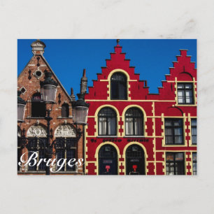 Cartão Postal Beautiful Markt Square of Bruges Postcard