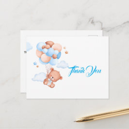 Cartão Postal Beauty Loved Thank you card