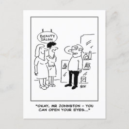 Cartão Postal Beauty Salon Surprise
