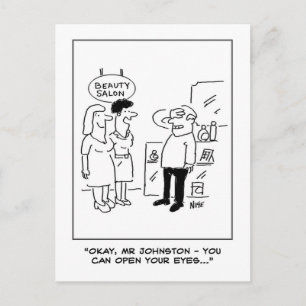 Cartão Postal Beauty Salon Surprise