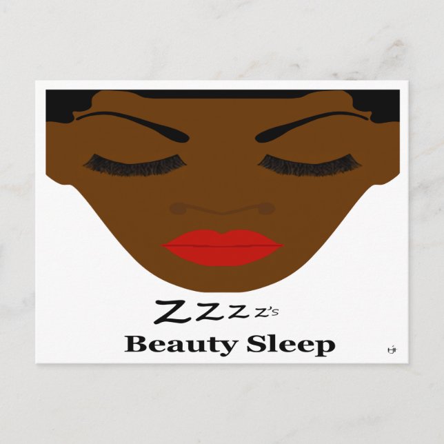 Cartão Postal Beauty  Sleep  (Frente)