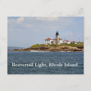 Cartão Postal Beavertail Light, Cartão-postal Rhode Island
