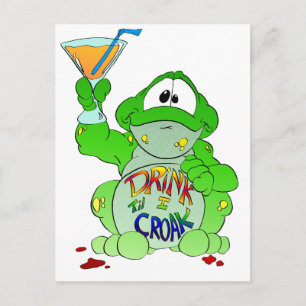Cartão Postal Beba até você Croak