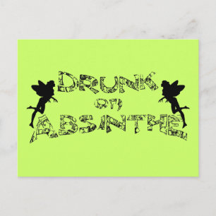 Cartão Postal Bebado na Absinthe