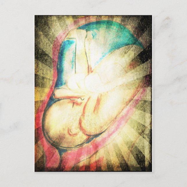 Cartão Postal Bebê abençoado (Frente)